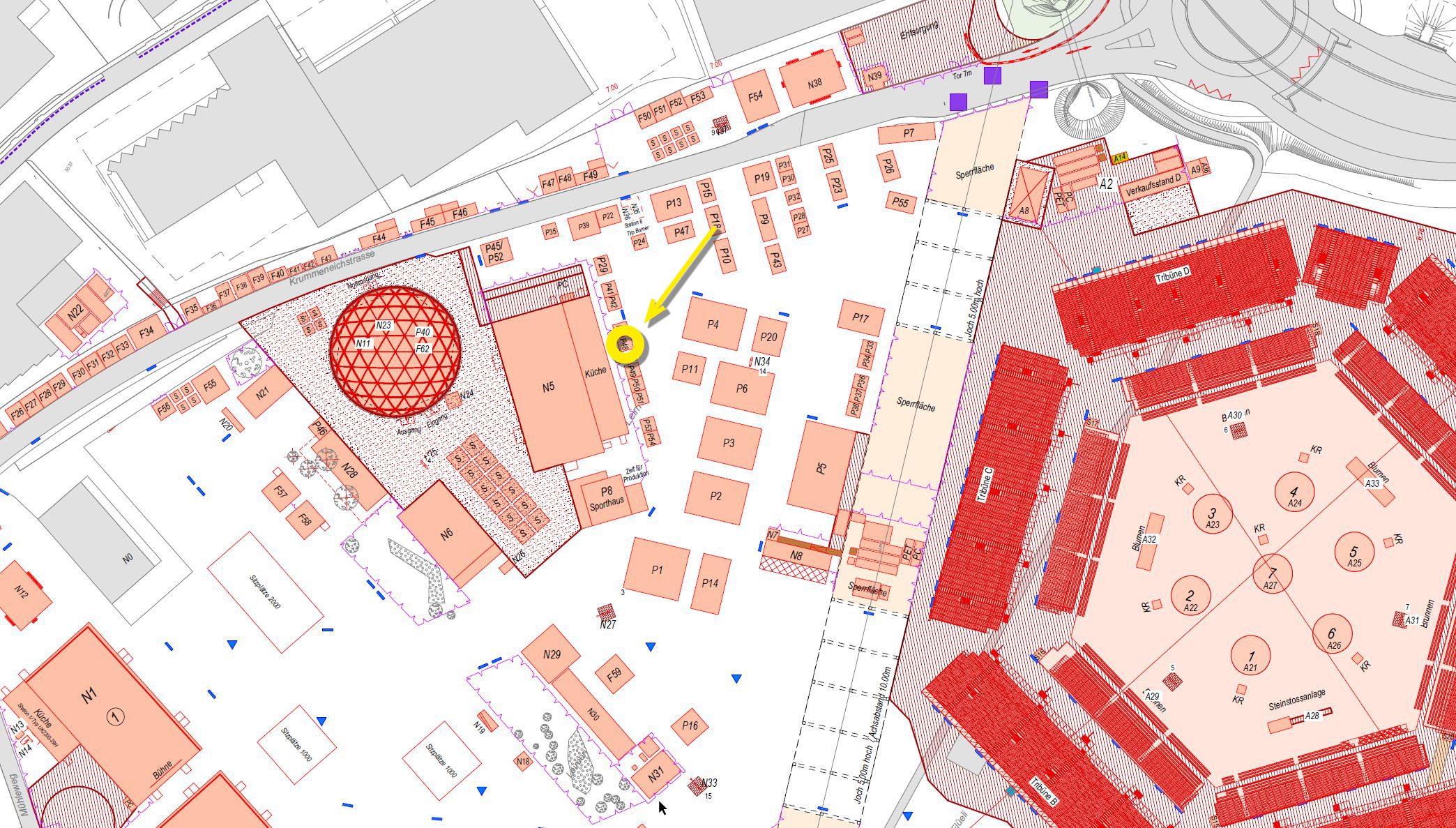 Standort HGC Mit Pfeil